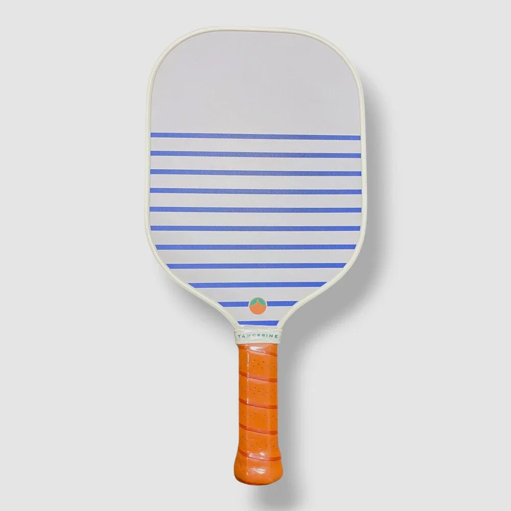 Tangerine Blue Castine Pickleball Paddle